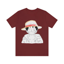 Load image into Gallery viewer, Luffy One Piece Unisex Jersey Short Sleeve Tee
