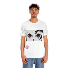 Load image into Gallery viewer, Tanjiro Eyes Demon Slayer Unisex Jersey Short Sleeve Tee
