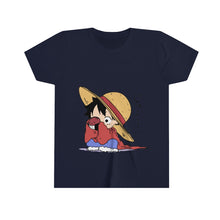 Load image into Gallery viewer, Luffy One Piece Youth Short Sleeve Tee
