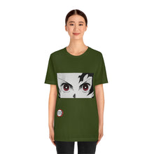 Load image into Gallery viewer, Tanjiro Eyes Demon Slayer Unisex Jersey Short Sleeve Tee
