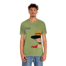 Load image into Gallery viewer, Luffy One Piece Unisex Jersey Short Sleeve Tee
