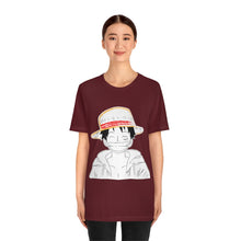 Load image into Gallery viewer, Luffy One Piece Unisex Jersey Short Sleeve Tee
