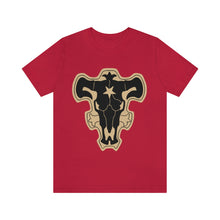 Load image into Gallery viewer, Black Bulls Black Clover Unisex Jersey Short Sleeve Tee
