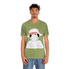 Load image into Gallery viewer, Luffy One Piece Unisex Jersey Short Sleeve Tee
