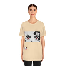 Load image into Gallery viewer, Tanjiro Eyes Demon Slayer Unisex Jersey Short Sleeve Tee
