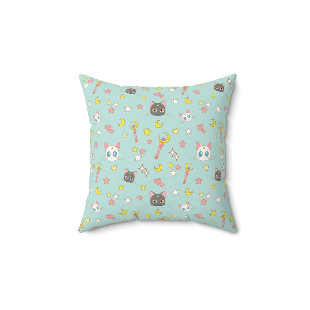 Sailormoon Polyester Square Pillow