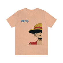 Load image into Gallery viewer, Luffy One Piece Unisex Jersey Short Sleeve Tee
