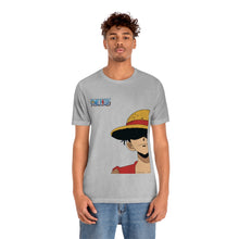 Load image into Gallery viewer, Luffy One Piece Unisex Jersey Short Sleeve Tee
