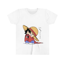 Load image into Gallery viewer, Luffy One Piece Youth Short Sleeve Tee
