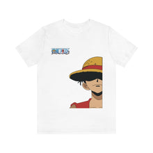 Load image into Gallery viewer, Luffy One Piece Unisex Jersey Short Sleeve Tee
