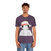 Load image into Gallery viewer, Luffy One Piece Unisex Jersey Short Sleeve Tee
