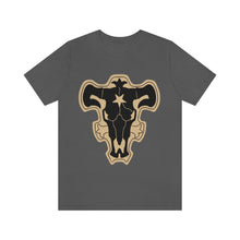 Load image into Gallery viewer, Black Bulls Black Clover Unisex Jersey Short Sleeve Tee
