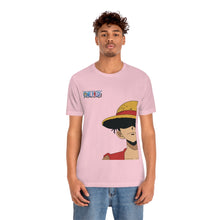 Load image into Gallery viewer, Luffy One Piece Unisex Jersey Short Sleeve Tee
