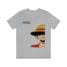 Load image into Gallery viewer, Luffy One Piece Unisex Jersey Short Sleeve Tee
