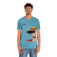 Load image into Gallery viewer, Luffy One Piece Unisex Jersey Short Sleeve Tee
