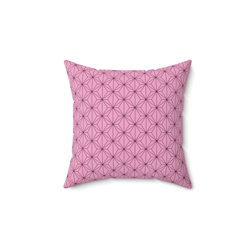 Demon Slayer Nezuko Polyester Square Pillow