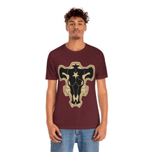 Load image into Gallery viewer, Black Bulls Black Clover Unisex Jersey Short Sleeve Tee
