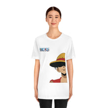 Load image into Gallery viewer, Luffy One Piece Unisex Jersey Short Sleeve Tee
