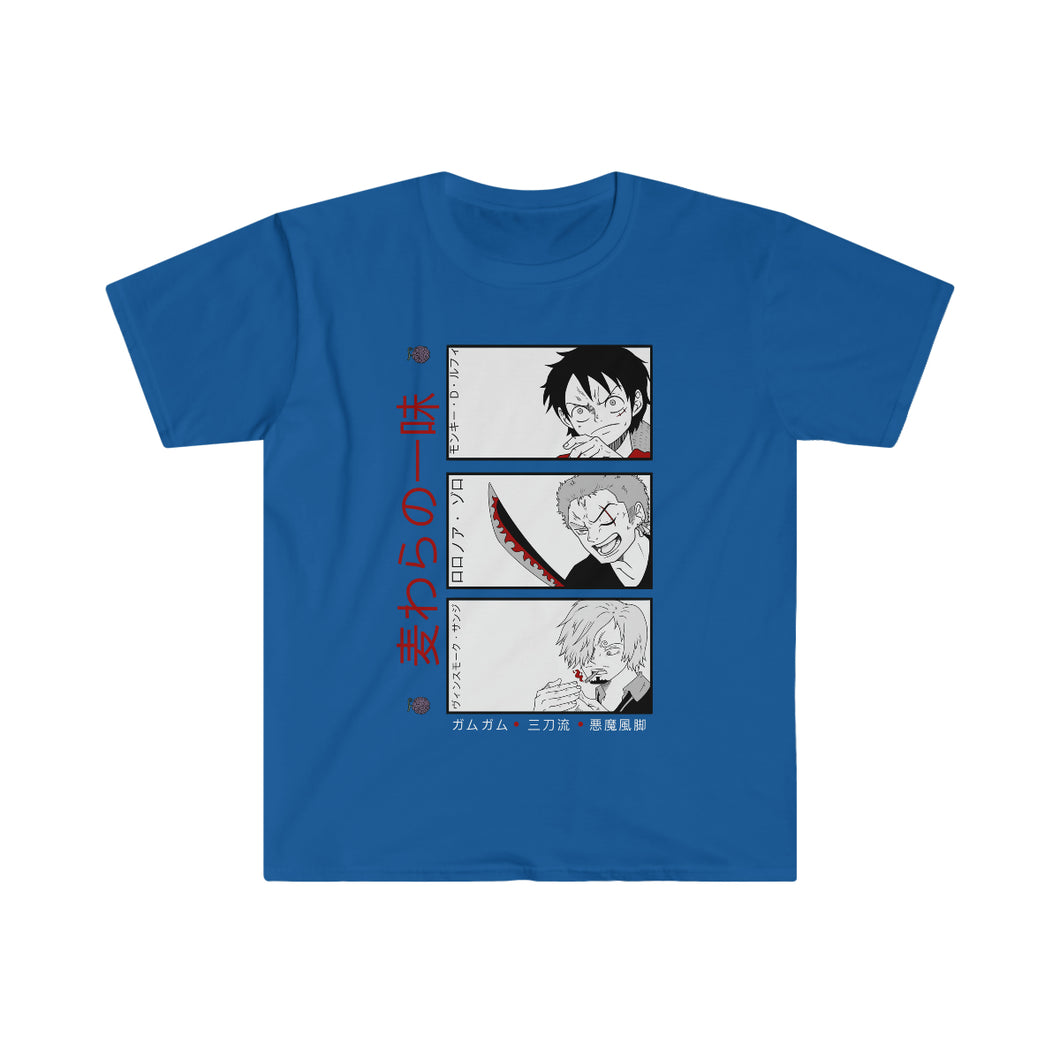 One Piece Monster Trio Unisex Softstyle T-Shirt