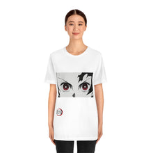 Load image into Gallery viewer, Tanjiro Eyes Demon Slayer Unisex Jersey Short Sleeve Tee
