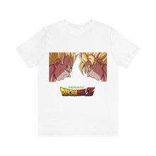 Load image into Gallery viewer, Goku Vegeta Unisex Jersey Short Sleeve Tee
