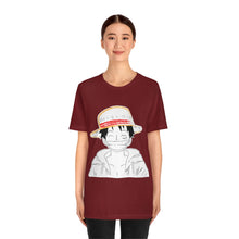 Load image into Gallery viewer, Luffy One Piece Unisex Jersey Short Sleeve Tee
