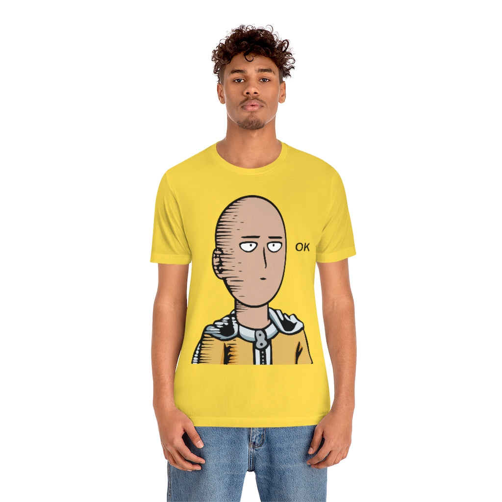 Saitama One Punch Man  Unisex Jersey Short Sleeve Tee