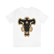 Load image into Gallery viewer, Black Bulls Black Clover Unisex Jersey Short Sleeve Tee
