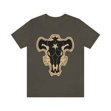 Load image into Gallery viewer, Black Bulls Black Clover Unisex Jersey Short Sleeve Tee
