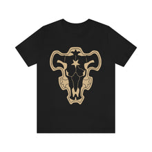 Load image into Gallery viewer, Black Bulls Black Clover Unisex Jersey Short Sleeve Tee
