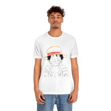 Load image into Gallery viewer, Luffy One Piece Unisex Jersey Short Sleeve Tee
