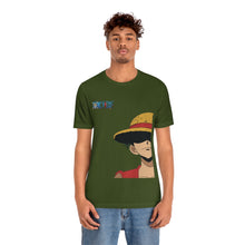 Load image into Gallery viewer, Luffy One Piece Unisex Jersey Short Sleeve Tee
