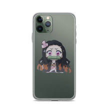 Load image into Gallery viewer, Demon Slayer Neziko iPhone Case
